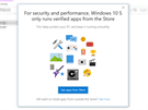 Na Windows 10 S klasické aplikace (získané mimo Windows Store) spustit nelze.