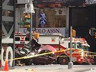 Osobní vz najel do chodc na námstí Times Square v New Yorku. (18. 5. 2017)