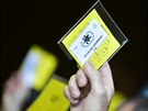 Hlasování na Valné hromad eské unie sportu. která se konala 13. kvtna v...