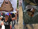 Venezuelci nasadili do boje smrduté bomby