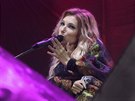 Julija Samojlovová na koncertu k výročí vítězství nad nacisty