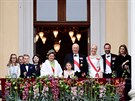 Norská královská rodina slavila osmdesátiny krále Haralda V. a královny Sonji...
