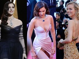 Monica Bellucci, Bella Hadidová a Eva Herzigová v Cannes
