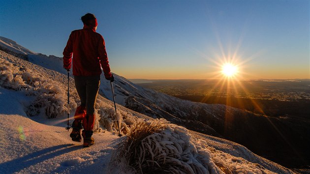 Vstup na Mt. Taranaki