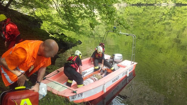 Hasii vyreli k pacientce na Slapech na lunu (17.5.2017).