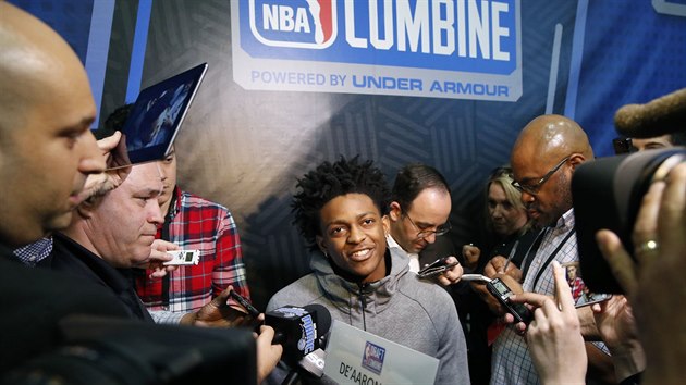 De'Aaron Fox, jedna z nejvraznjch postav na NBA Draft Combine