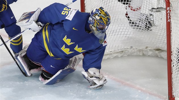 vdsk glman Henrik Lundqvist inkasuje od vcarska.