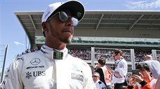 Lewis Hamilton, vít�z kvalifikace na Velkou cenu �pan�lska