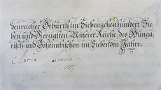 V jihlavském archivu je uloeno nkolik cenných dokument s podpisem panovnice....