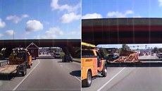 Dm se neveel pod most. Zbyla jen hromada tísek