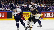 Libor Hudá�ek (vlevo) v dresu slovenské reprezentace.