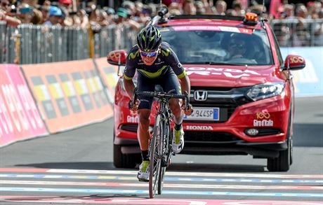 Nairo Quintana v cli estnct etapy Gira.