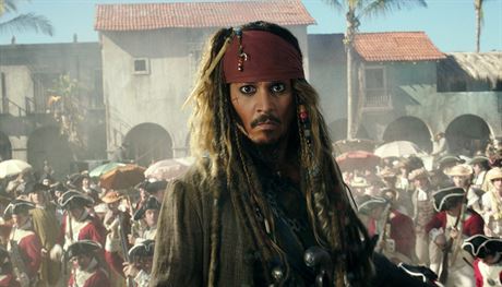 Johnny Depp ve filmu Piráti z Karibiku: Salazarova pomsta..