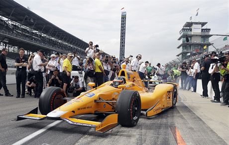 Fernando Alonso po první ásti kvalifikace Indianapolis 500