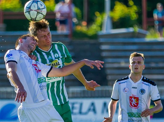 Momentka z ligového utkání Hradec Králové - Bohemians.