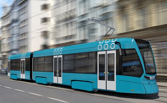 Vítězný návrh na podobu nové tramvaje. Návrhy designu nových tramvají pro...