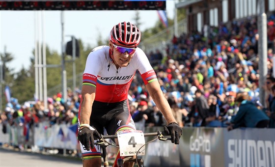 Nino Schurter dojel v závod Svtového poháru v JAR druhý