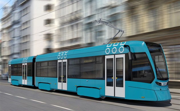 Vítzný návrh na podobu nové tramvaje. Návrhy designu nových tramvají pro...