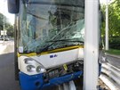 Nehoda trolejbusu v Mariánských Lázních.