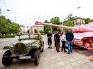 Spontanni setkani obcanu u Ruzoveho tanku v Brn� (21. kv�tna 2017).