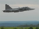 JAS-39 Gripen eskch vzdunch sil pilotu Ivo Kardo z elitn 211. tyg letky