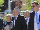 Prezident Milo Zeman se v pondl dopoledne dokal uvtn u jihomoravskho...