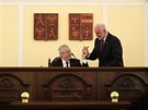 Prezident Milo Zeman na setkn s jihomoravskmi zastupiteli v budov...