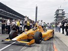 Fernando Alonso po první ásti kvalifikace Indianapolis 500