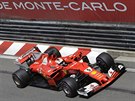 Sebastian Vettel na trati Velké ceny Monaka