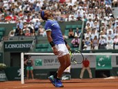 Rafael Nadal v utkn 1. kola Roland Garros