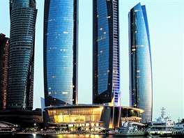 Ladné ve. Zaoblené Etihad Towers s podpisem DBI Design Brisbane jsou...