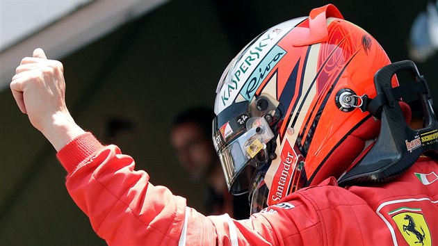 Kimi Räikkönen, vítěz kvalifikace na Velkou cenu Monaka