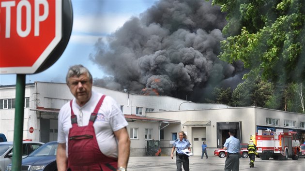 Po��r libereck� Severochemy (29. kv�tna 2017)