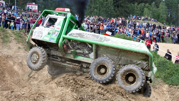 V Kemaovskch lomech se uskutenila tradin Velk cena Mohelnice v trucktrialu. (nedle 21. kvtna 2017)