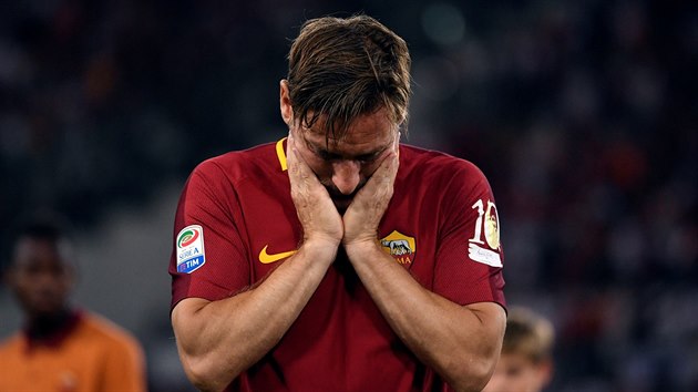 Francesco Totti po svm poslednm zpase.