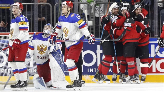 Kanadská radost vs. ruský zmar v semifinále mistrovství světa