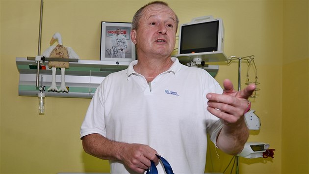 Jaroslav kvor, pednosta Dtsk kliniky v st nad Labem a uznvan dtsk diabetolog.