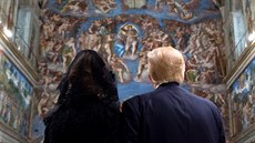 Donald Trump se setkal s papežem Františkem. (24. května 2017).