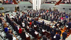 Australský parlament drel v úterý minutu ticha za obti útok v Manchesteru...