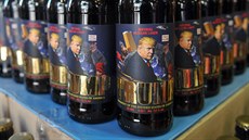 Lvovský pivovar Pravda nabízí pivo znaky Trump.