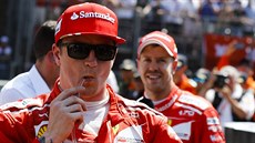 Kimi Räikkönen, vítěz kvalifikace na Velkou cenu Monaka