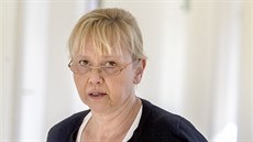 Vra Kubíková ped jednáním Mstského soudu v Praze (29. kvtna 2017)