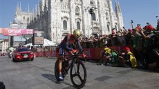 Vincenzo Nibali bhem závrené etapy Gira