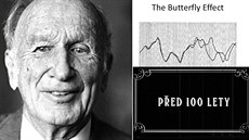 Ped 100 lety se narodil autor meteorologického termínu motýlí efekt