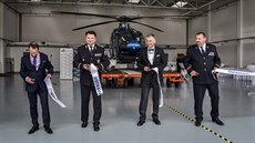 V Ostrav v pondlí oteveli hangár pro policejní vrtulník.