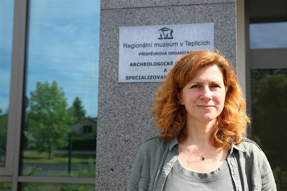 Vedoucí archeologického oddlení teplického muzea Lucie Kursová.