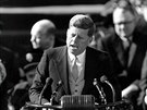 Americký prezident John F. Kennedy (Washington, 20. ledna 1961)