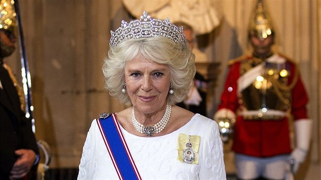 Vévodkyn z Cornwallu Camilla (Londýn, 4. ervna 2014)