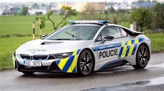 Supersportovní policejní vz BMW i8 (12. kvtna 2017)