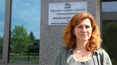 Vedoucí archeologického odd�lení teplického muzea Lucie Kursová.